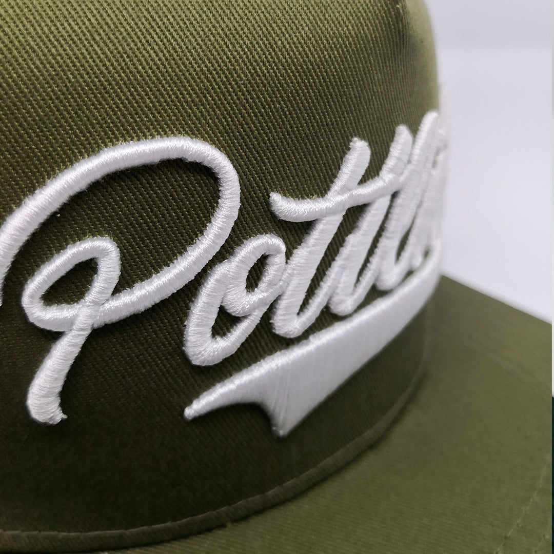 POTTLIEBE Snapback - Olive White